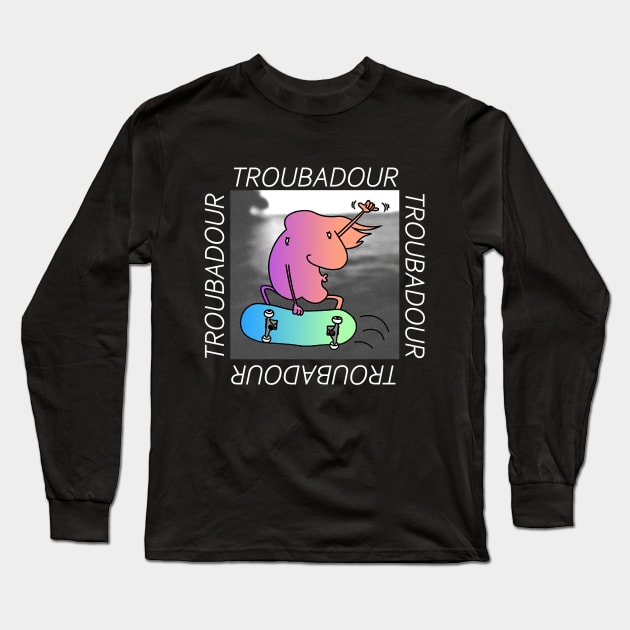 Troubadour skateboard Long Sleeve T-Shirt by TheTshirtYouNeed